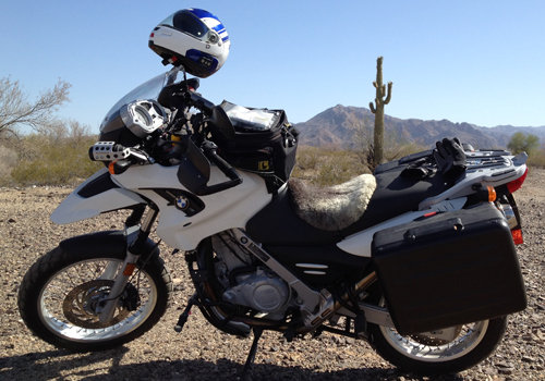 Image of a motorcycle: BMW F650GS-P