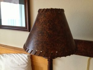 Image of a handmade lamp shade